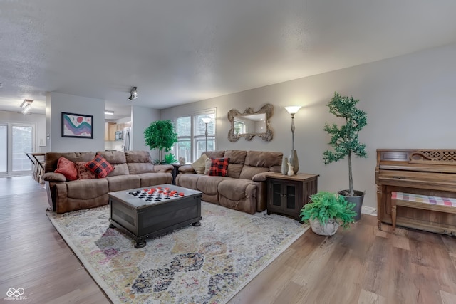 10510 Mcclain Dr, Brownsburg, IN 46112 - living area with wood finished floors and baseboards