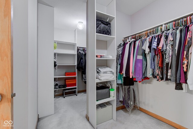8371 N 400 W, Fairland, IN 46126 - spacious closet featuring carpet floors