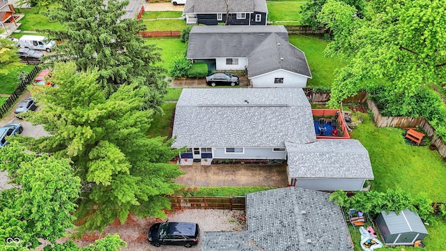 2832 Hillside Ave, Indianapolis, IN 46218 - aerial view of property and surrounding area
