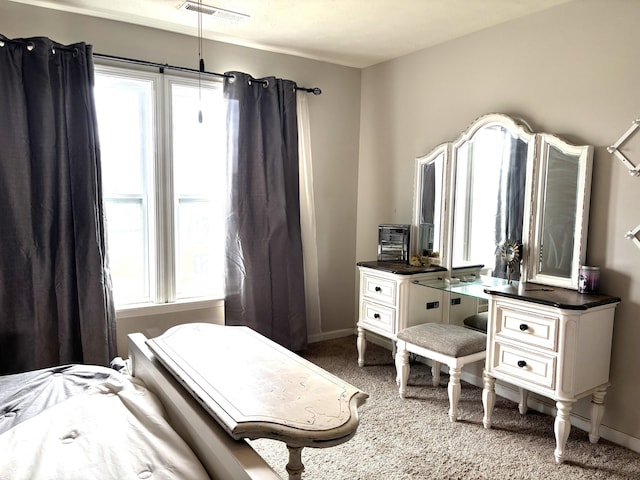 5702 Deer Valley Ct, Columbus, IN 47201 - bedroom with multiple windows, carpet, and baseboards