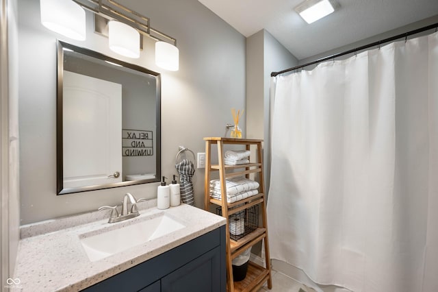 22 N Bolton Ave, Indianapolis, IN 46219 - full bathroom with vanity and curtained shower