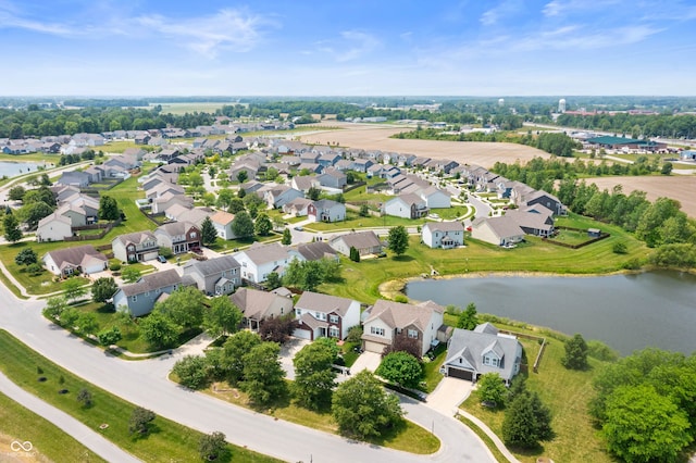 1412 Huntzinger Blvd, Pendleton, IN 46064 - aerial view of residential area with a large body of water
