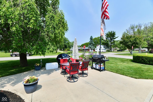 1910 Ivy Dr, Anderson, IN 46011 - view of patio / terrace featuring area for grilling