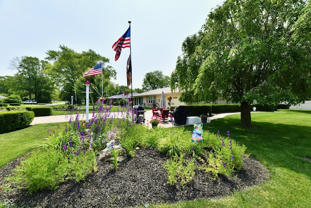 1910 Ivy Dr, Anderson, IN 46011 - view of home's community featuring a lawn