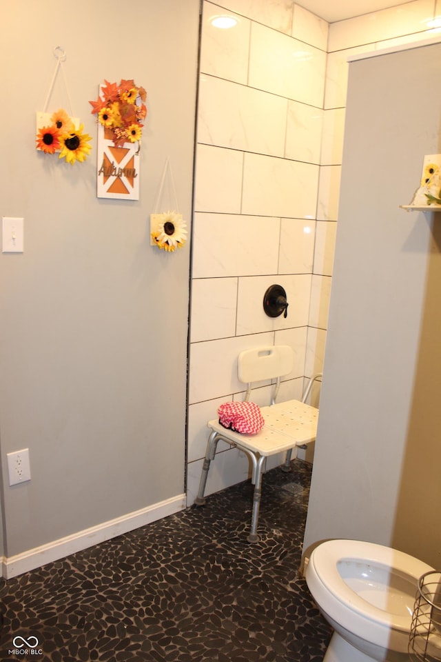 2232 Fairview St, Anderson, IN 46016 - bathroom with toilet and baseboards