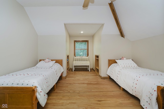 815 Copperfield Ln, Danville, IN 46122 - bedroom featuring light wood-style flooring and ceiling fan
