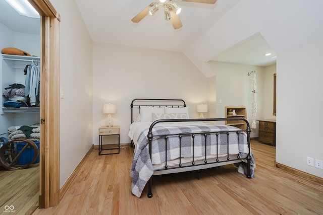 815 Copperfield Ln, Danville, IN 46122 - bedroom with wood finished floors and a ceiling fan