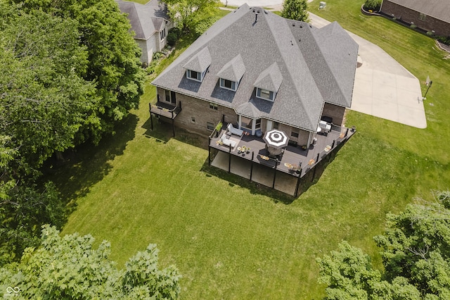 815 Copperfield Ln, Danville, IN 46122 - aerial view of property and surrounding area