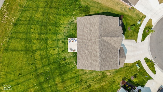 view from above of property