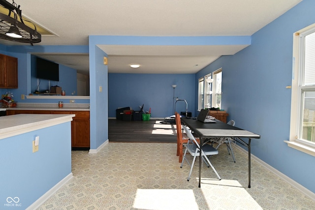 9237 Ogden Dunes Ct, Camby, IN 46113 - office area with baseboards