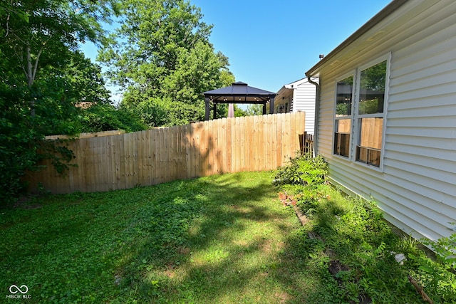 9237 Ogden Dunes Ct, Camby, IN 46113 - view of yard featuring a gazebo