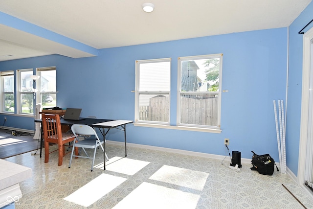 9237 Ogden Dunes Ct, Camby, IN 46113 - office area featuring healthy amount of natural light