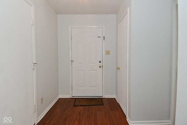 9237 Ogden Dunes Ct, Camby, IN 46113 - entryway featuring dark wood-style floors and baseboards