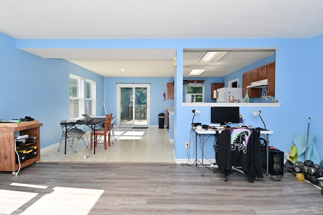 9237 Ogden Dunes Ct, Camby, IN 46113 - office featuring wood finished floors