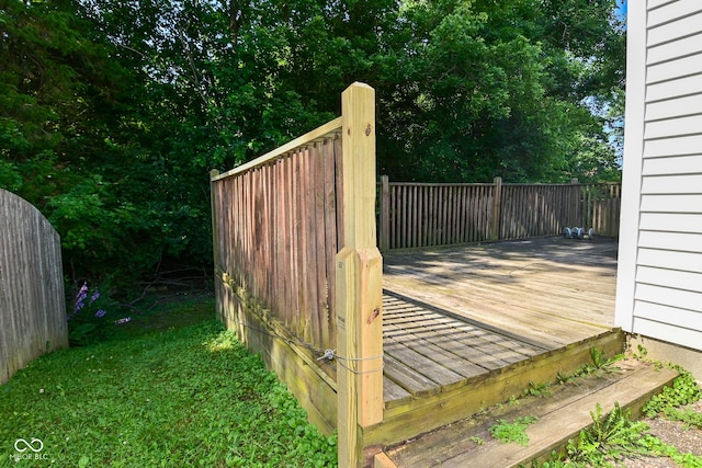 9237 Ogden Dunes Ct, Camby, IN 46113 - view of wooden deck