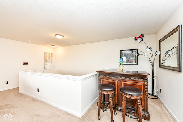 15097 Thoroughbred Dr, Fishers, IN 46040 - indoor dry bar with carpet flooring and baseboards