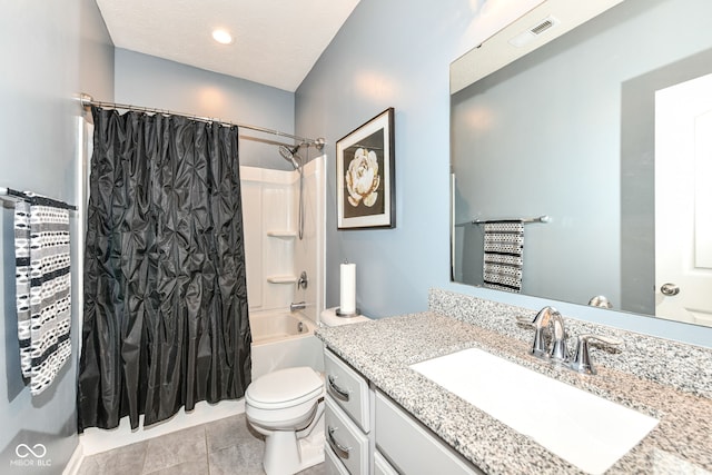 15097 Thoroughbred Dr, Fishers, IN 46040 - bathroom featuring vanity and shower / bath combination with curtain