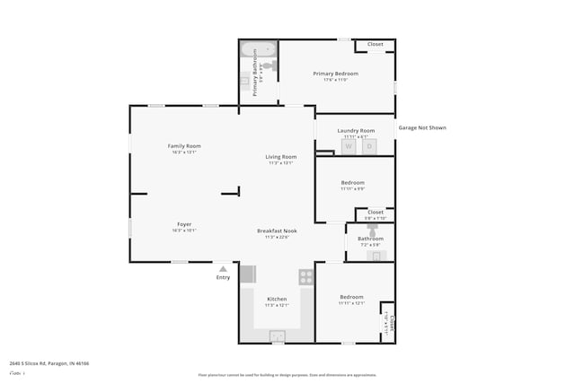 2640 S Silcox Rd, Paragon, IN 46166 - view of room layout
