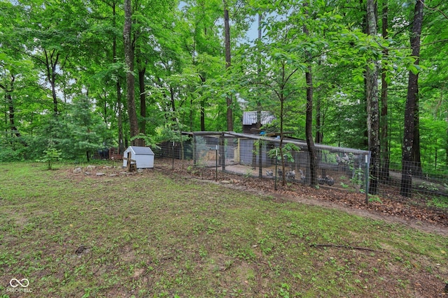 2640 S Silcox Rd, Paragon, IN 46166 - view of yard featuring exterior structure and an outdoor structure
