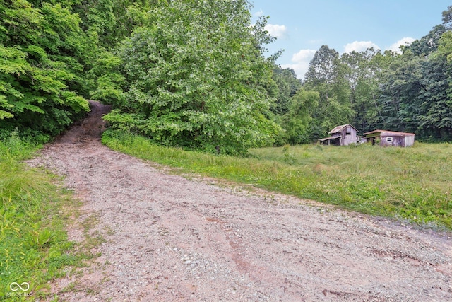 2640 S Silcox Rd, Paragon, IN 46166 - view of street featuring a wooded view