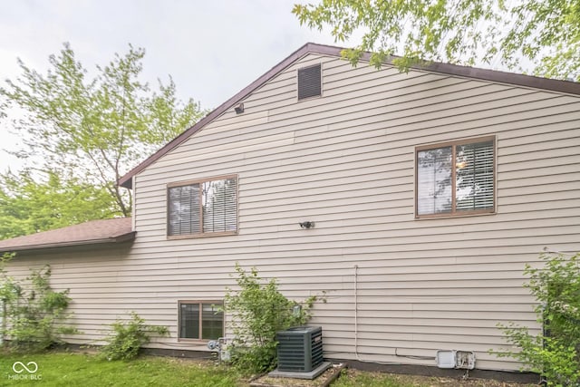 11114 Wismar Dr, Indianapolis, IN 46235 - view of home's exterior with central air condition unit