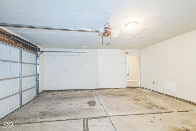 11114 Wismar Dr, Indianapolis, IN 46235 - garage featuring a garage door opener