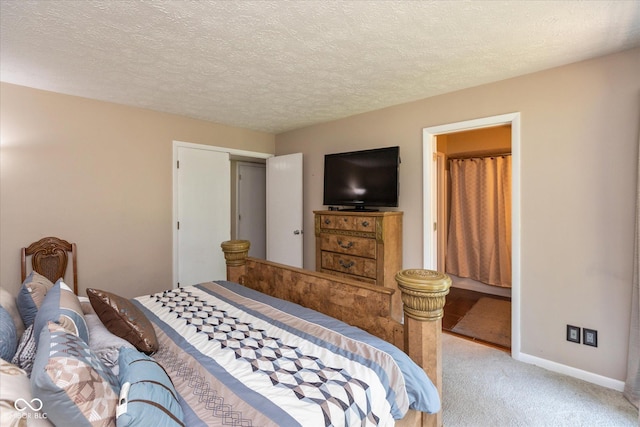 4965 Hawthorne Way, Avon, IN 46123 - bedroom with carpet floors and a textured ceiling