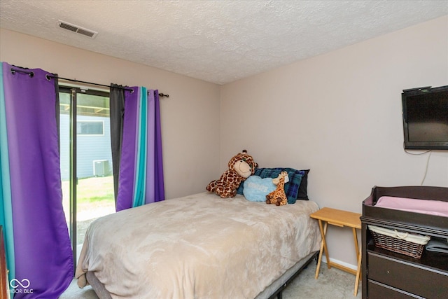 4965 Hawthorne Way, Avon, IN 46123 - bedroom with carpet and a textured ceiling