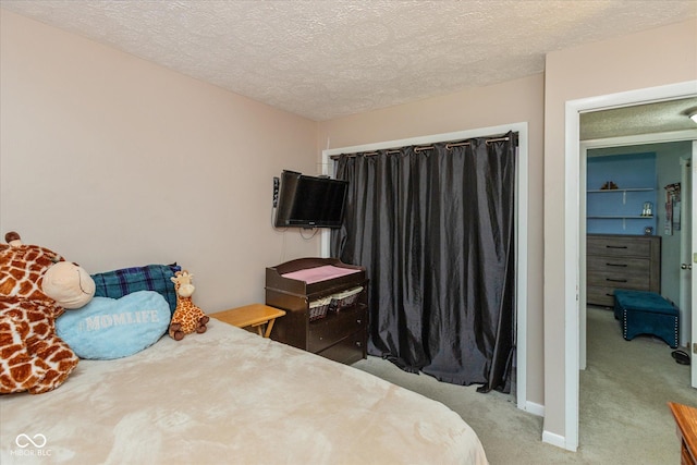 4965 Hawthorne Way, Avon, IN 46123 - bedroom featuring carpet flooring and a textured ceiling