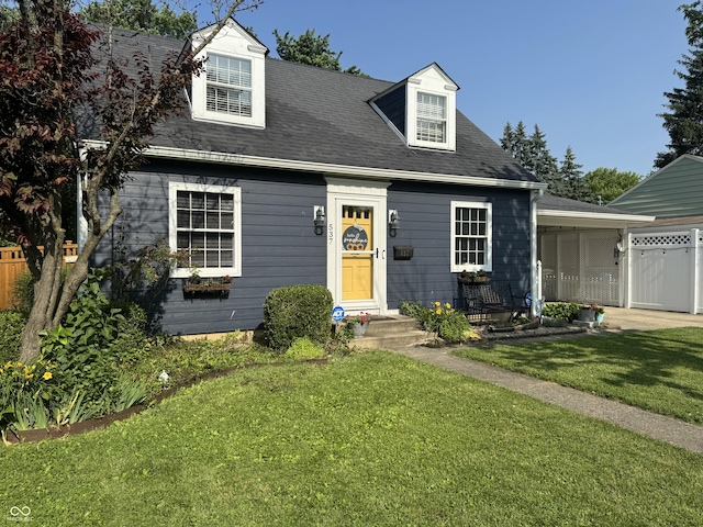 537 N 17th St, Noblesville, IN 46060 - new england style home featuring a shingled roof