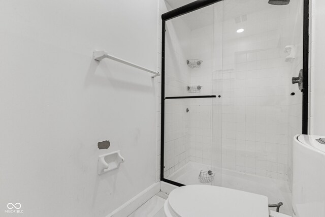 3141 Citadel Ct, Indianapolis, IN 46268 - bathroom with a shower stall and toilet