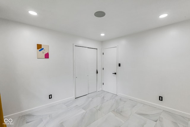 3141 Citadel Ct, Indianapolis, IN 46268 - unfurnished bedroom with recessed lighting and baseboards