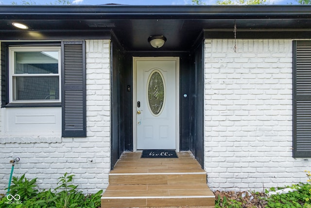 3141 Citadel Ct, Indianapolis, IN 46268 - view of exterior entry featuring brick siding