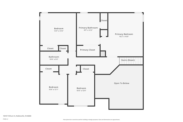 10410 Trillium Ct, Noblesville, IN 46060 - floor plan / room layout