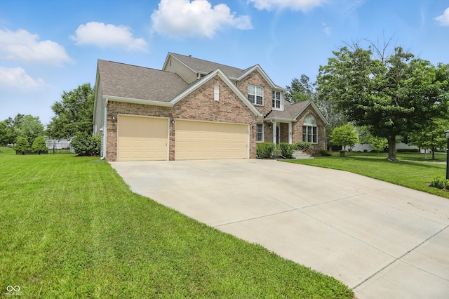 10410 Trillium Ct, Noblesville, IN 46060 - craftsman-style home featuring brick siding, concrete driveway, an attached garage, and a front yard
