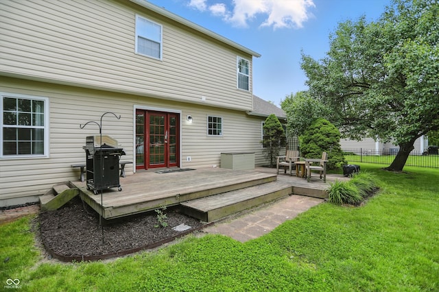 10410 Trillium Ct, Noblesville, IN 46060 - rear view of house featuring a deck