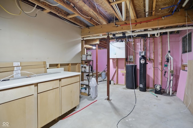10410 Trillium Ct, Noblesville, IN 46060 - unfinished below grade area featuring a water softener