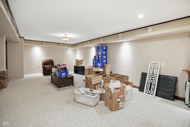 10410 Trillium Ct, Noblesville, IN 46060 - finished below grade area featuring carpet