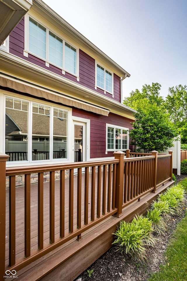 478 Firefly Ln, Carmel, IN 46032 - back of property featuring a deck
