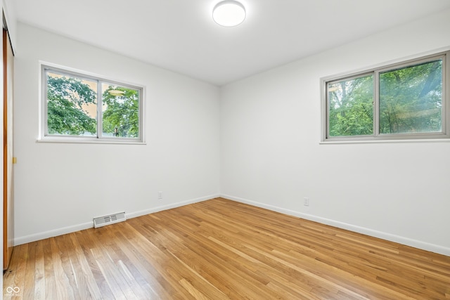 6704 Hoover Rd, Indianapolis, IN 46260 - spare room with plenty of natural light, baseboards, and light wood finished floors