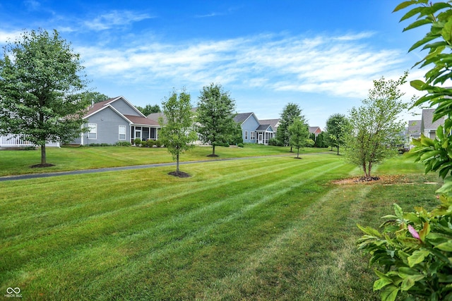 13528 Cuppertino Ln, Carmel, IN 46074 - view of green lawn featuring a residential view