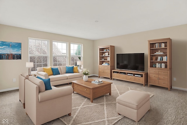 13528 Cuppertino Ln, Carmel, IN 46074 - living area featuring carpet