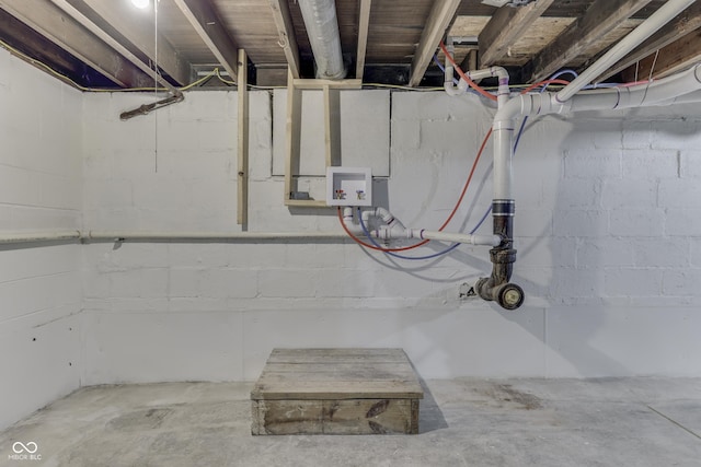 2945 N Denny St, Indianapolis, IN 46218 - view of unfinished basement