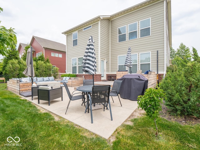 5684 Autumn Trl, Brownsburg, IN 46112 - view of patio with an outdoor hangout area