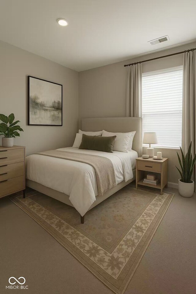 17255 Seaboard Pl, Noblesville, IN 46060 - bedroom featuring carpet floors and recessed lighting