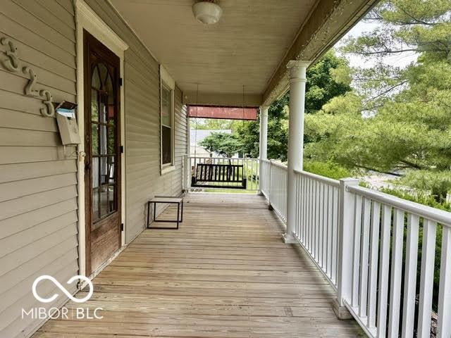 323 W 8th St, Rushville, IN 46173 - view of porch