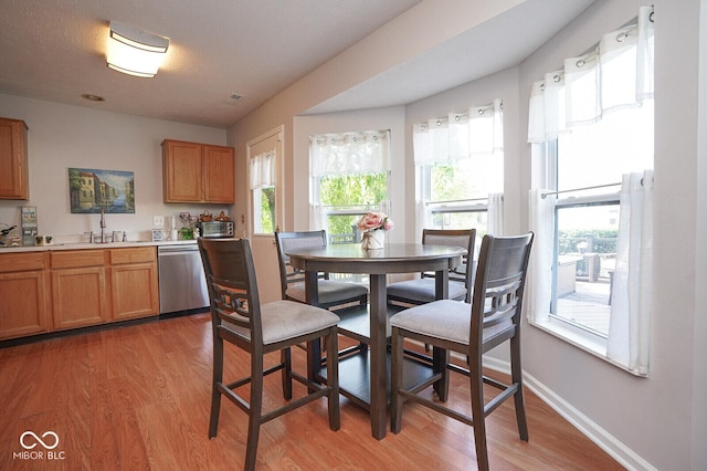 4342 Sequoia Ct, Greenwood, IN 46143 - dining space featuring light wood finished floors and baseboards