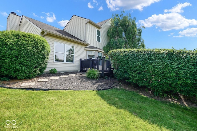 4342 Sequoia Ct, Greenwood, IN 46143 - back of property featuring a lawn