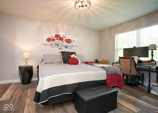 4342 Sequoia Ct, Greenwood, IN 46143 - bedroom featuring wood finished floors and baseboards