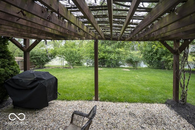 7657 Wheatgrass Ln, Noblesville, IN 46062 - view of yard with a pergola